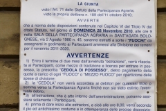 Inaugurazione della ristritturazione sala delle Colonne Partecipanza Agraria di S.Agata Bolognese 14-11-2010