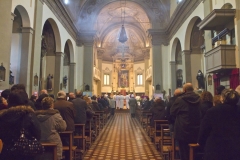 foto "cavazione parti" divisione novennale 2011 - 2020 Partecipanza Agraria di S.Agata Bolognese nella sala delle colonne appena ristrutturata fotografie di Umberto Guizzardi