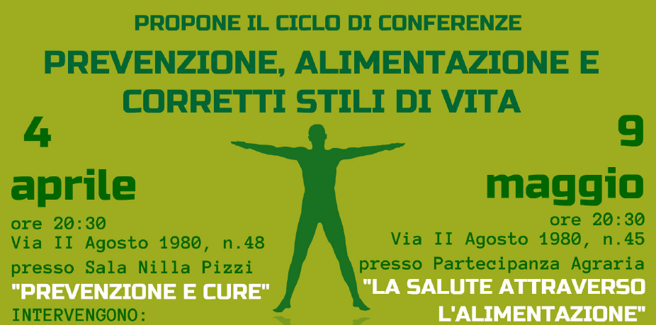 Scopri di più sull'articolo PREVENZIONE E ALIMENTAZIONE PER UN CORRETTO STILE DI VITA