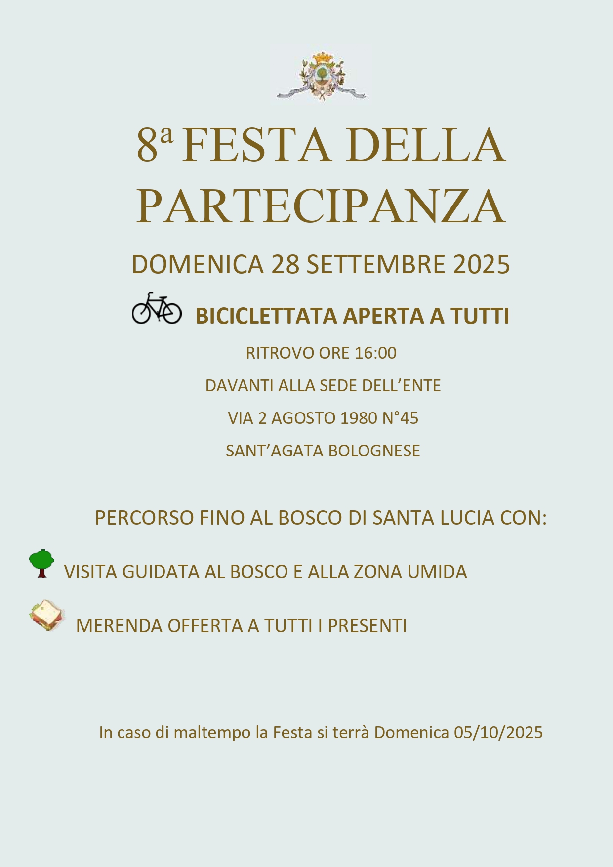 Scopri di più sull'articolo 8° FESTA DELLA PARTECIPANZA